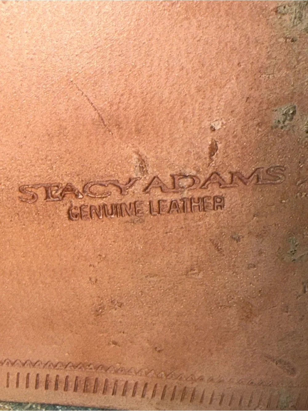 Vintage Y2K Stacy Adams Men's Size 13 Brown Leather Croc Square Toe Dress Shoes